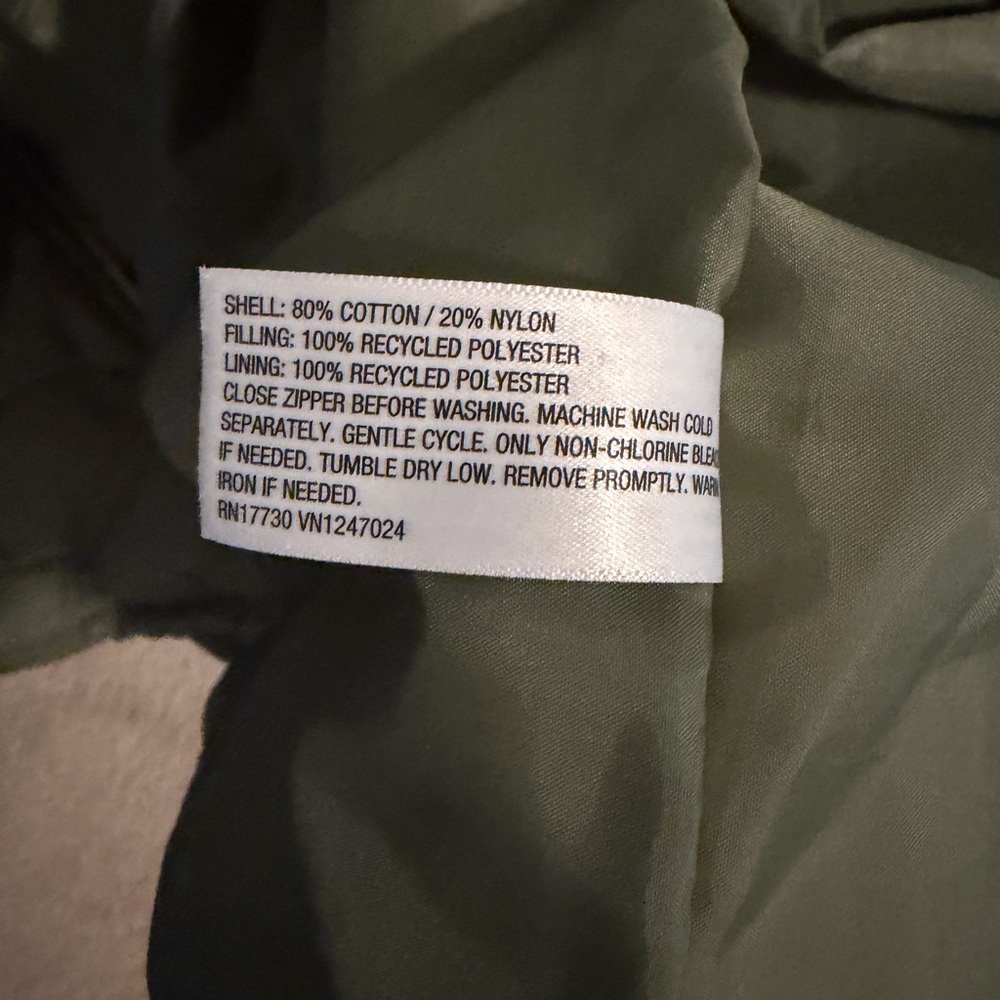 Universal Thread Olive Quilted Puffer Jacket - image 3